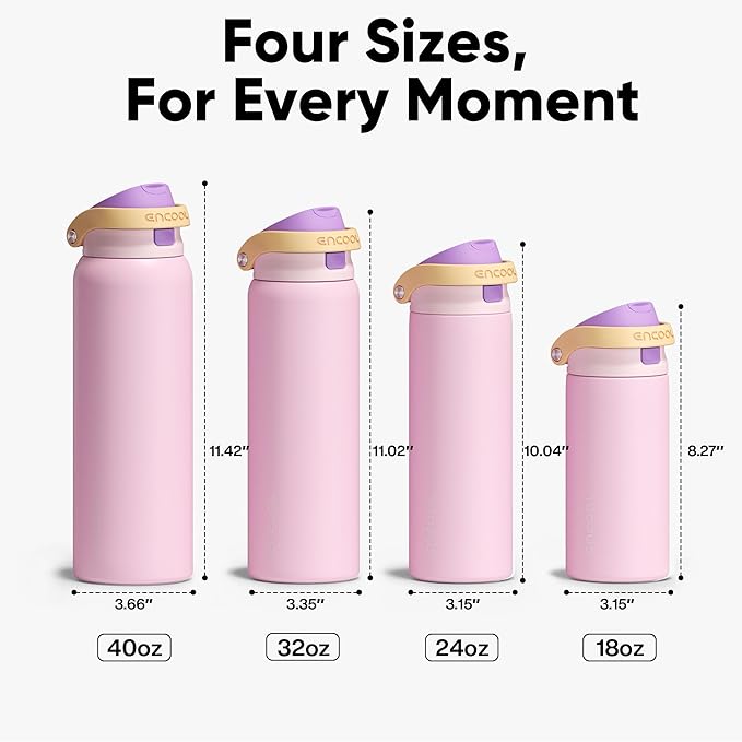 ENCOOL Leakproof Insulated Water Bottle - Image 8