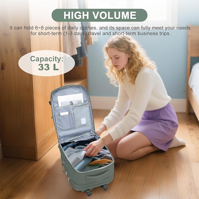 Extra Backpack For Traveling On Airplane Travel Backpack For Women Men Airline - Image 9