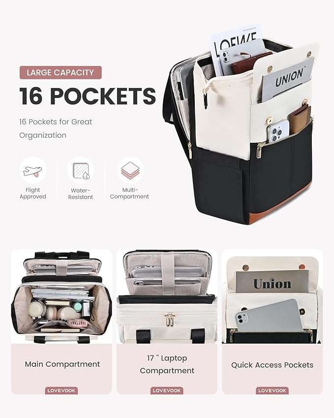 LOVEVOOK 17.3 Inch Laptop Backpack - Image 2