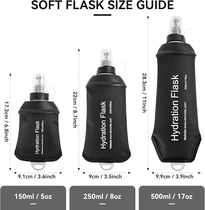 250ml Soft Flask Soft Water Bottle - Image 2
