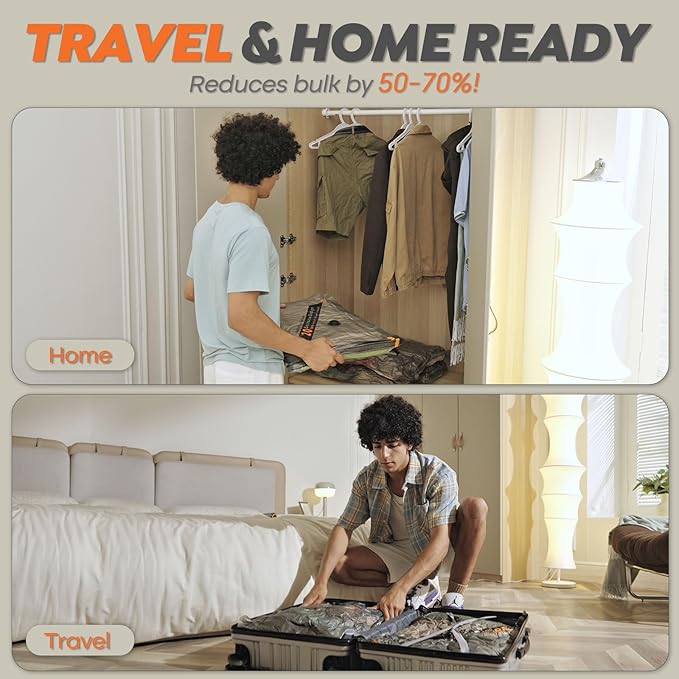 Vacbird Rechargeable Wireless Pump Travel Storage Bags Set - Image 6