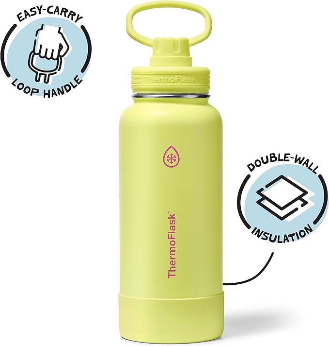 ThermoFlask 32 oz Double Wall Vacuum Insulated Stainless Steel Water Bottle - Image 2