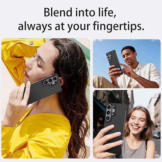 GRECAZO Slim Borderless for Samsung Galaxy S26 Plus Phone Case 6.7" Ultra-Thin - Image 7