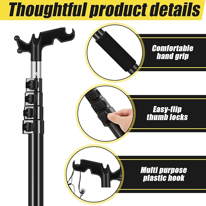 7-30 ft Telescopic Extension Pole - Image 3