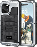 Mitywah Waterproof Case for iPhone 16 Pro Max, Heavy Duty Metal Cover by Mitywah