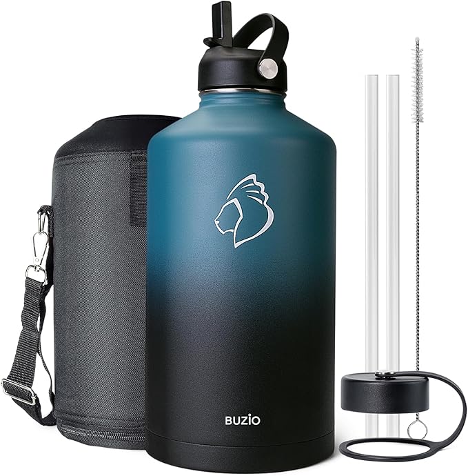 BUZIO 1 Gallon Water Bottle Insulated by BUZIO
