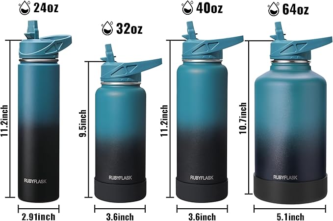 RUBYFLASK 32oz Insulated Water Bottle - Image 6