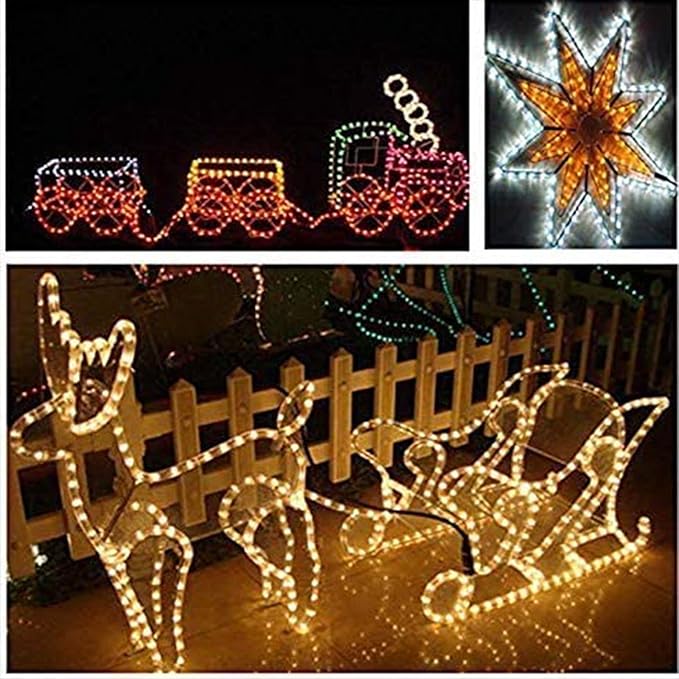 200ft LED Rope Lights Outdoor, 1440 LED Flexible Tube Lights - Image 5