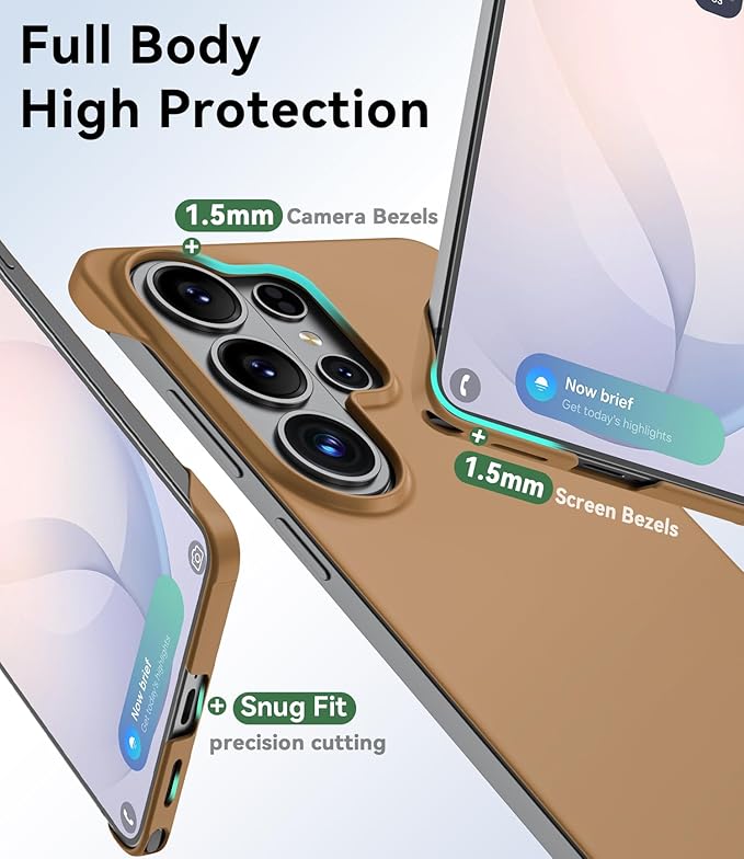 GRECAZO Slim Borderless for Samsung Galaxy S26 Ultra Phone Case 6.9" Ultra-Thin - Image 6