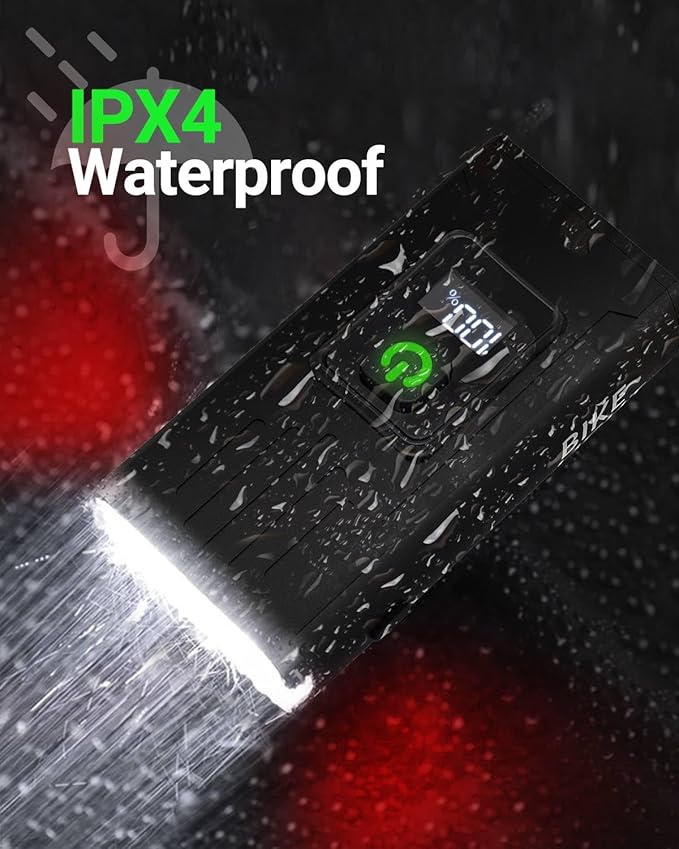 Victoper Bike Light, High Lumens Super Bright Bicycle Lite, 6+4 Modes USB - Image 7