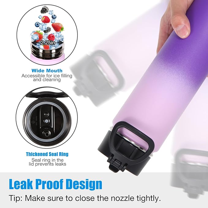 Volhoply 24oz Insulated Water Bottle - Image 5