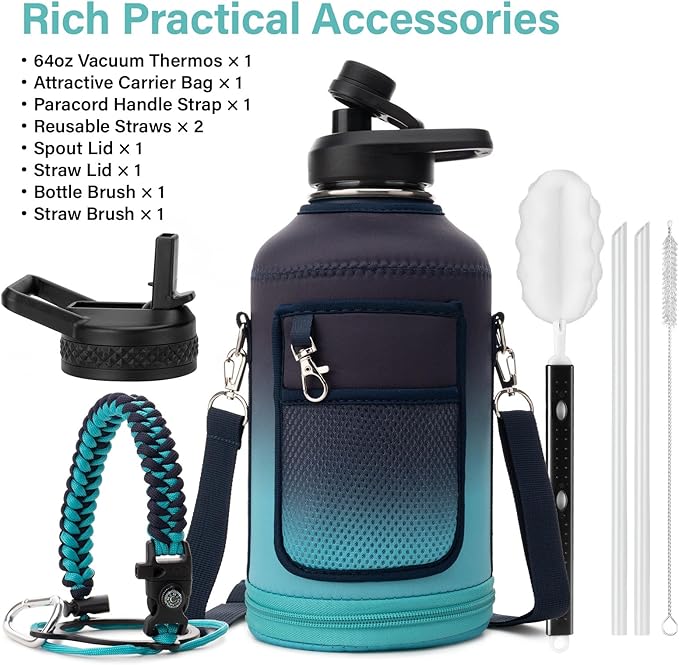 DYSANKY Insulated Water Bottle | Thickened Stainless Steel Vacuum Metal | - Image 2