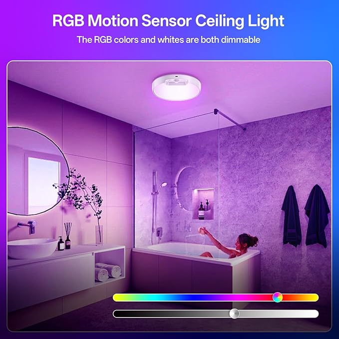 Homelist Rechargeable RGB Shower Light - Image 2