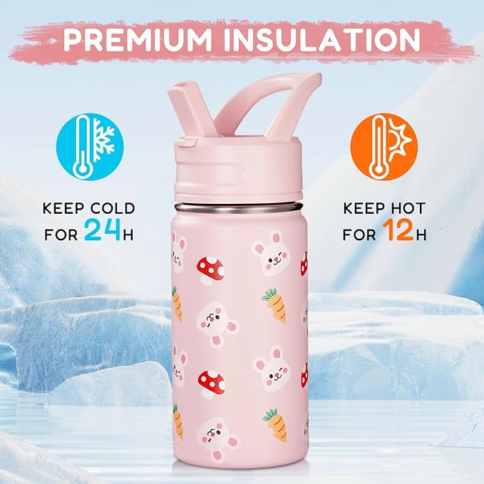 Fijinhom 12oz Water Bottle for School, Bottles - Image 5