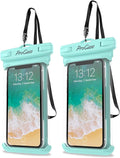 ProCase 2 Pack Waterproof Phone Pouch, Underwater Phone Case Up to 7", Dry Bag by ProCase