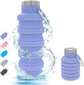 YCT Collapsible Water Bottle 17oz（500ml），Travel Portable Sport Water by YCT