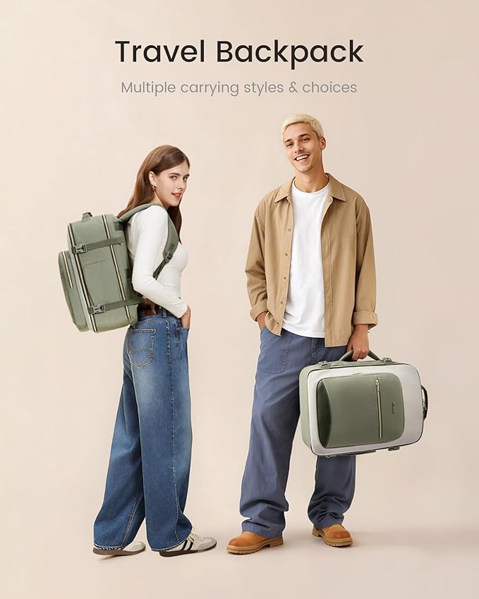 LOVEVOOK 40L Travel Backpack for Women & Men, Airline Approved Carry On Luggage - Image 7