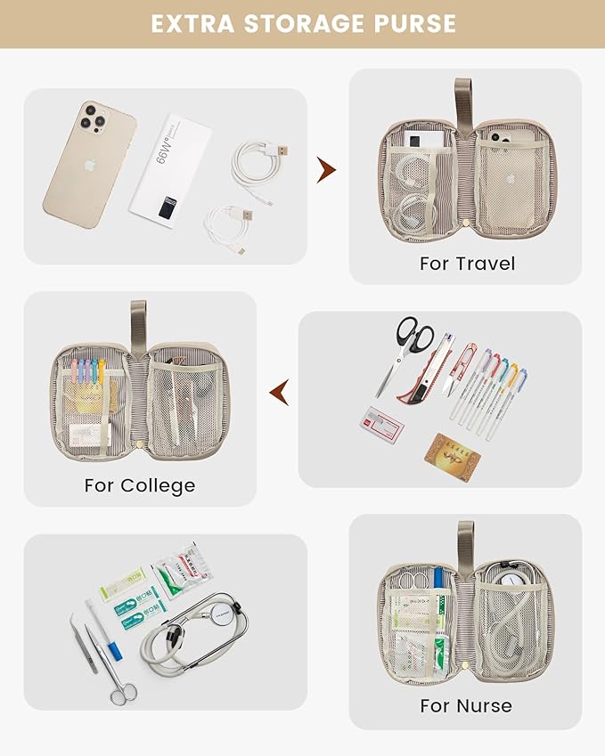 LOVEVOOK Laptop Backpack for Women, 15.6 Inch Work Laptop Bag - Image 7
