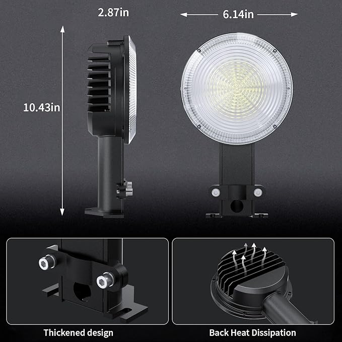 Olafus 170W LED Barn Light, Dusk to Dawn Outdoor Lighting - Image 9