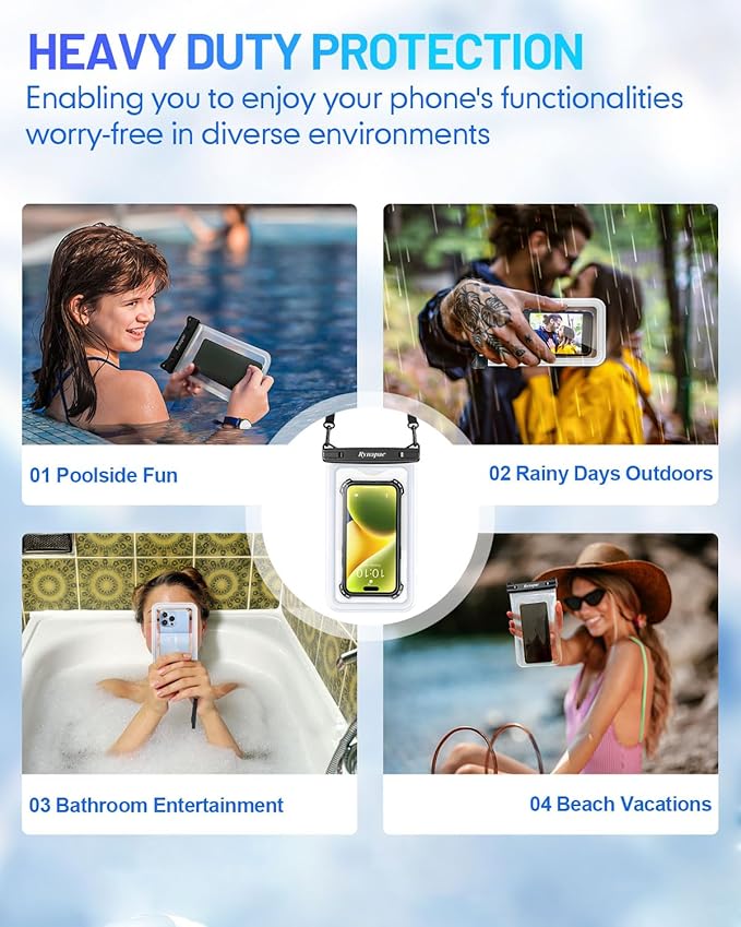 Rynapac [Up to 8.5" Waterproof Phone Pouch - Image 9