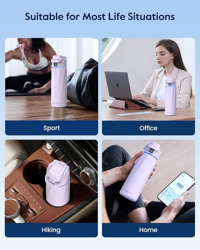BOOST Smart Water Bottle with Reminder & Tracker, Double Wall Vacuum Insulated - Image 8