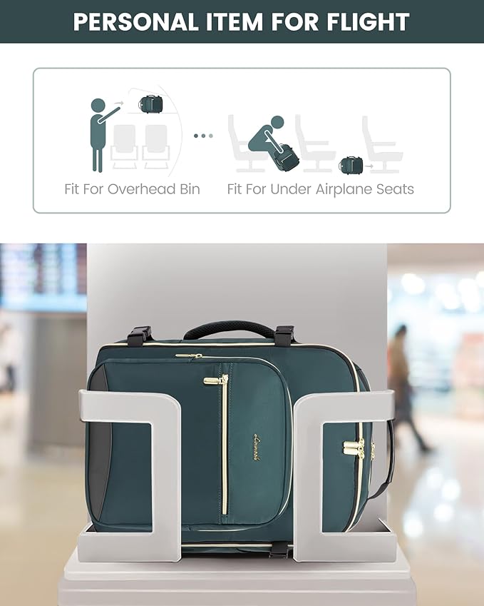 LOVEVOOK Travel Backpack for Women & Men 40L, Airline Approved Carry On - Image 4