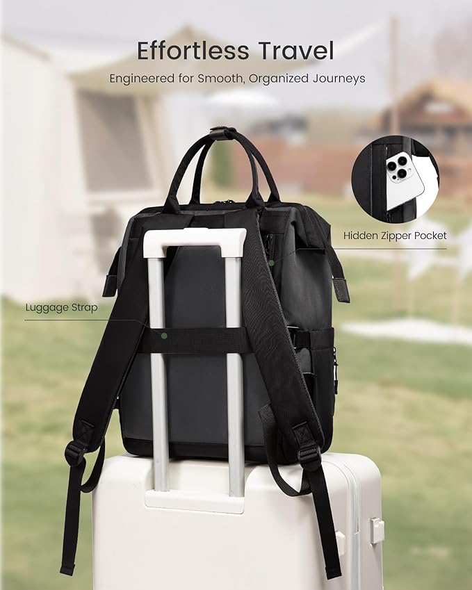 LOVEVOOK Laptop Backpack for Women, 17 Inch Travel Backpack for Work College - Image 6