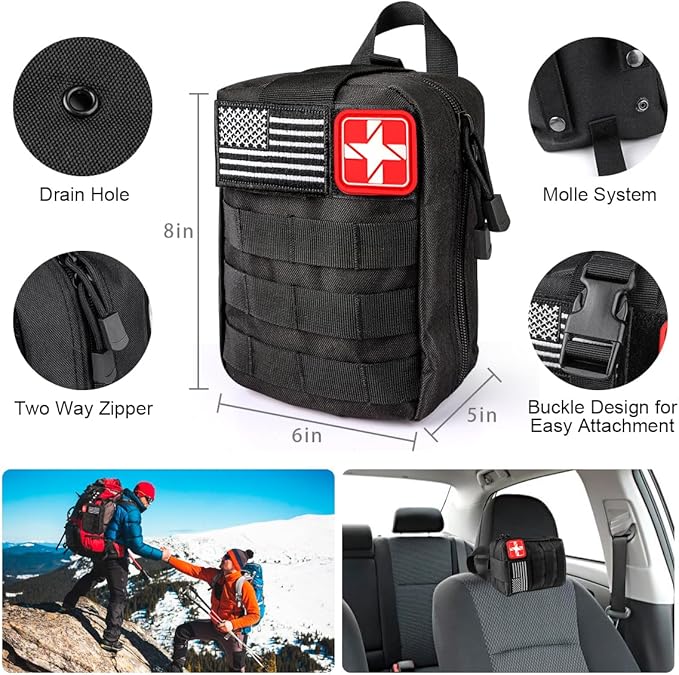 Survival Kit, Emergency Kit for Earthquake, Outdoor Adventure, Gifts for Men - Image 2