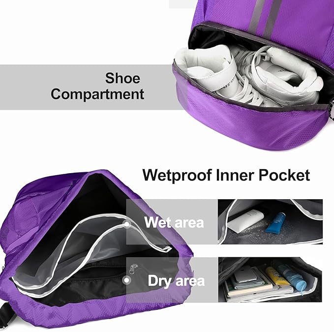 Hoedia Sports Drawstring Backpack - Image 3