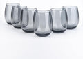 KOXIN-KARLU Classic 18-ounce Acrylic Stemless Wine Glasses, Unbreakable Mixed by KOXIN-KARLU