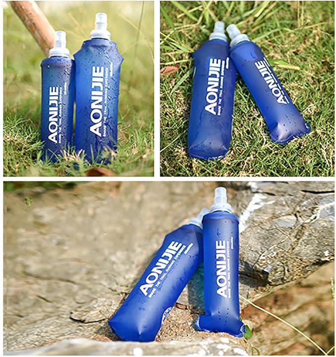 AONIJIE TPU Soft Flask Water Bottle Collapsible Running Flask - Image 6
