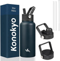 Konokyo 32 oz Insulated Water Bottle Stainless Steel Sport Bottles by Konokyo