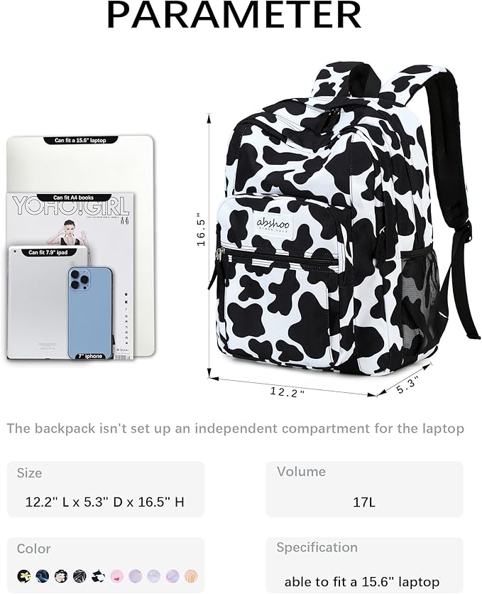 abshoo Classical Basic Travel Backpack - Image 5