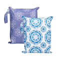 Tiny Twinkle Mess Proof Wet Bags | 2-Pack Reusable Waterproof Wet Bags by TinyTwinkle