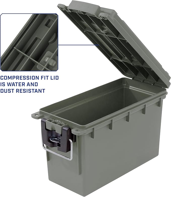 Sheffield 12791 2-Pack Ammo Storage Box, Stackable .30 Cal Field Boxes - Image 4
