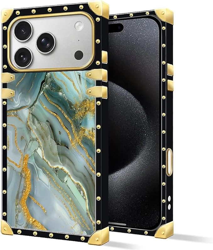 for iPhone 17 Pro Max Case Luxury Golden Decoration - Image 2