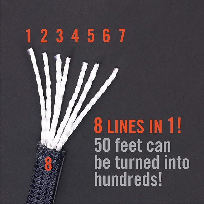 Atwood Rope MFG 550 Paracord 100 Feet 7-Strand Core Nylon Parachute Cord - Image 4