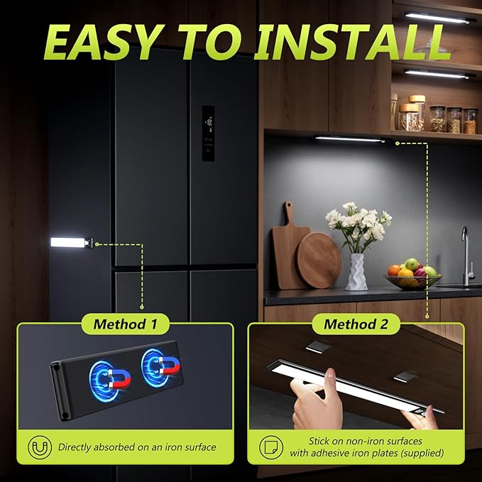 Mpotmiy 6 Pack 12" Under Cabinet Lights - Image 8
