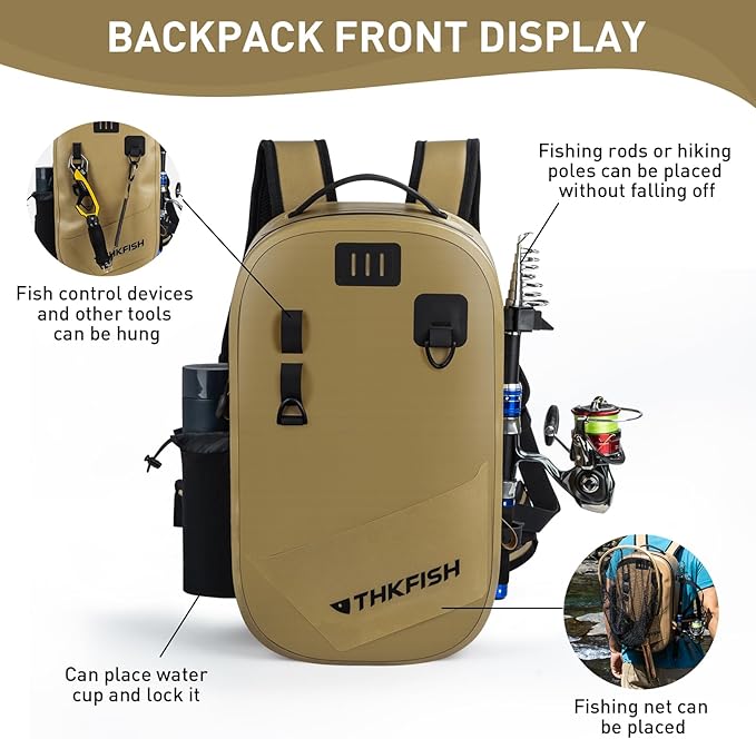 THKFISH IPX8 Waterproof Fishing Backpack - Image 2