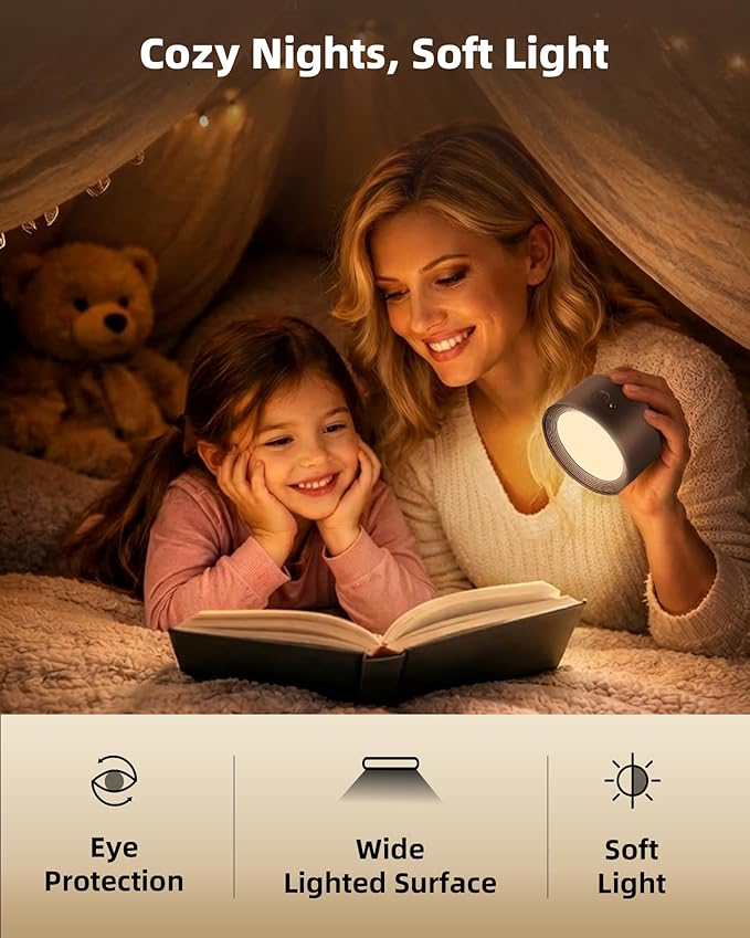 LED Wall Mounted Lights, Rechargeable Wall Sconce Lamps, 3 Color Temps & Remote - Image 3