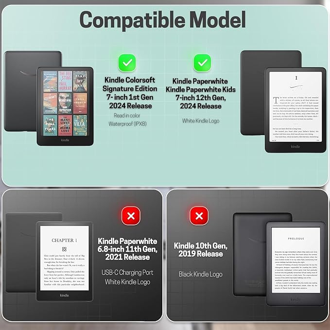TNP Stand Case for Kindle Paperwhite 12th Generation 2024 / Kindle Colorsoft - Image 2