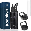 Konokyo 32 oz Insulated Water Bottle Stainless Steel Sport Bottles by Konokyo