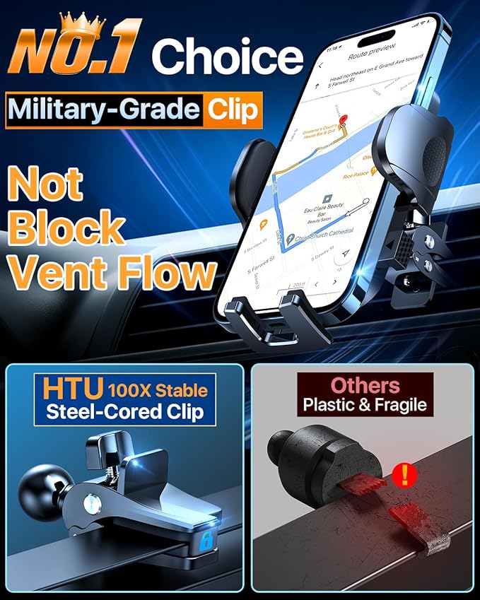 HTU 2026 Ultimate Best【True Military-Grade & Safety Cert】Car Phone - Image 8