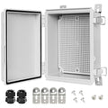 LeMotech Electrical Box, IP67 Waterproof Hinged Cover Stainless Steel Latch by LeMotech