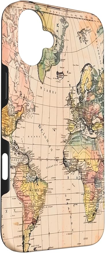 World Map, Old Map of the World Case - Image 3