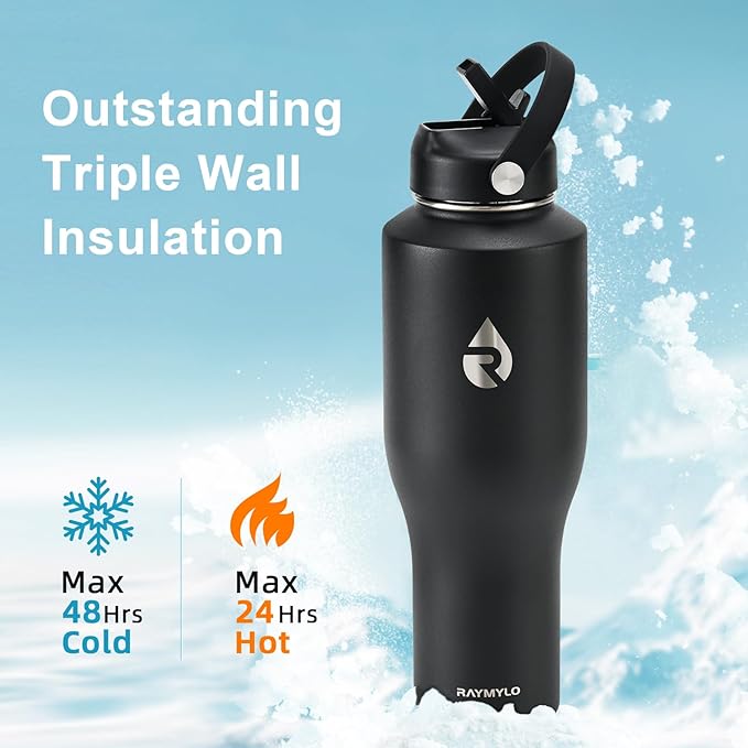RAYMYLO 40 oz Insulated Water Bottle - Image 3