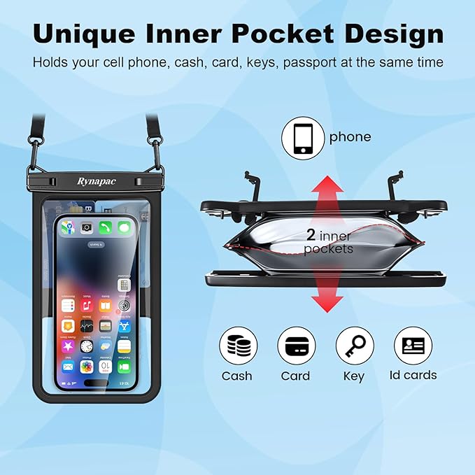 Rynapac [Up to 8.5" Waterproof Phone Pouch - Image 5