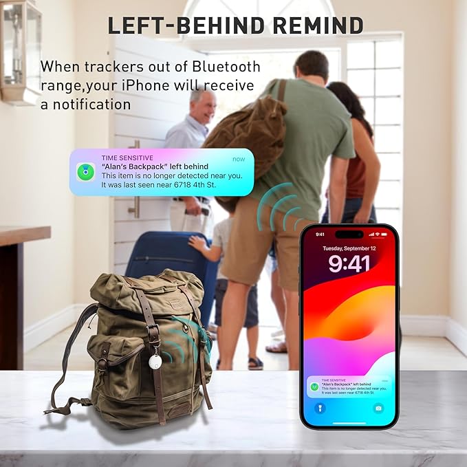 Air Tracker Tags, Smart Bluetooth Tracker, Compatible - Image 3