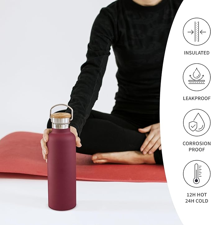 Bambaw Small Stainless Steel Water Bottle 12 oz - Image 3