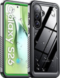 Temdan Designed for Samsung Galaxy S26 Case Waterproof, Built-in Lens & Screen by Temdan